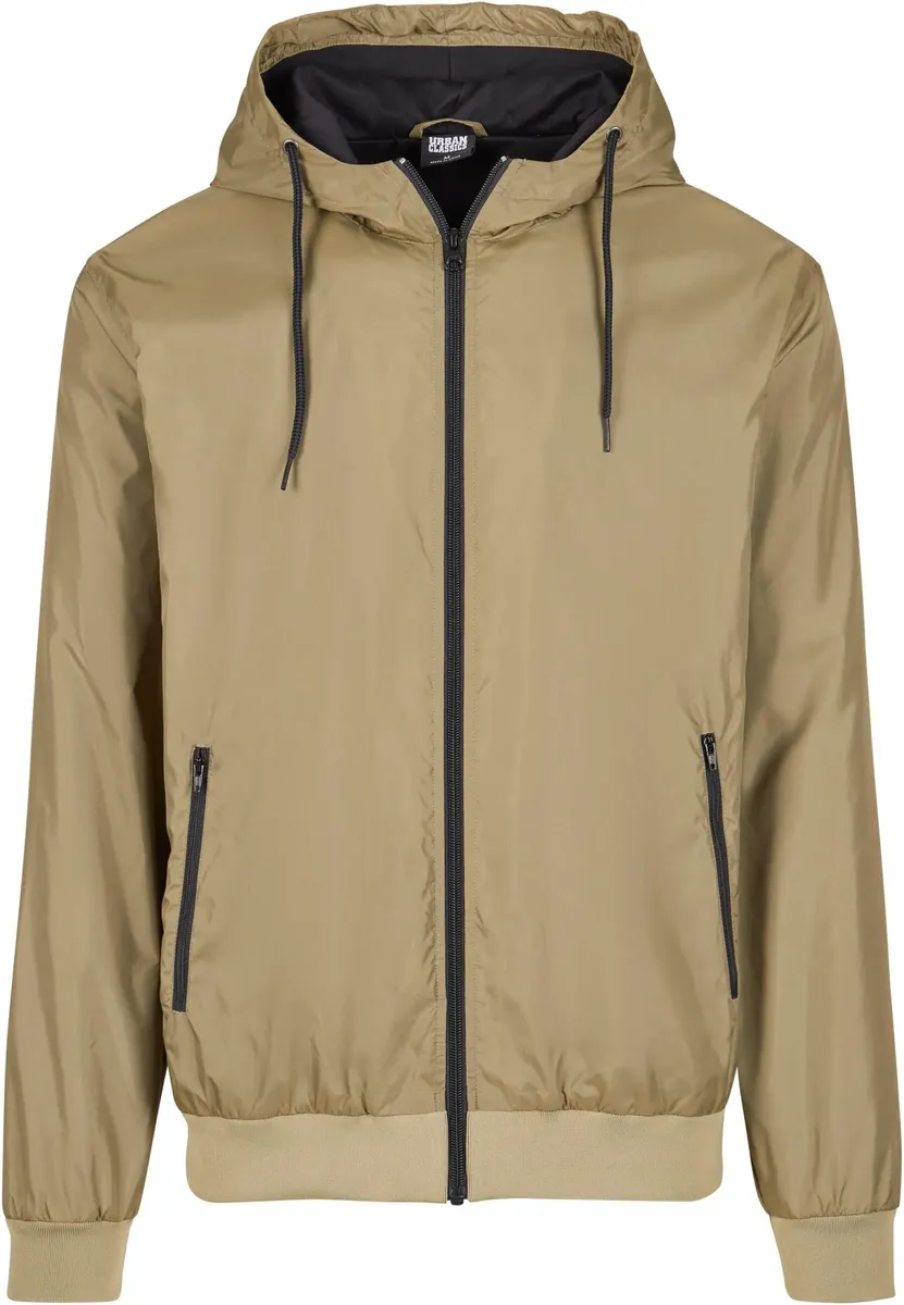 

Ветровка URBAN CLASSICS " Urban Classics Men's Contrast Windrunner" (1 шт.), с капюшоном, черный