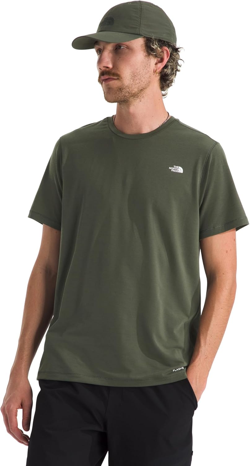 

THE NORTH FACE Мужская футболка Adventure | Легкая и эластичная рубашка с втачными рукавами и термотрансферным логотипом, New Taupe Green, Зеленый, THE NORTH FACE Мужская футболка Adventure | Легкая и эластичная рубашка с втачными рукавами и термотрансфер