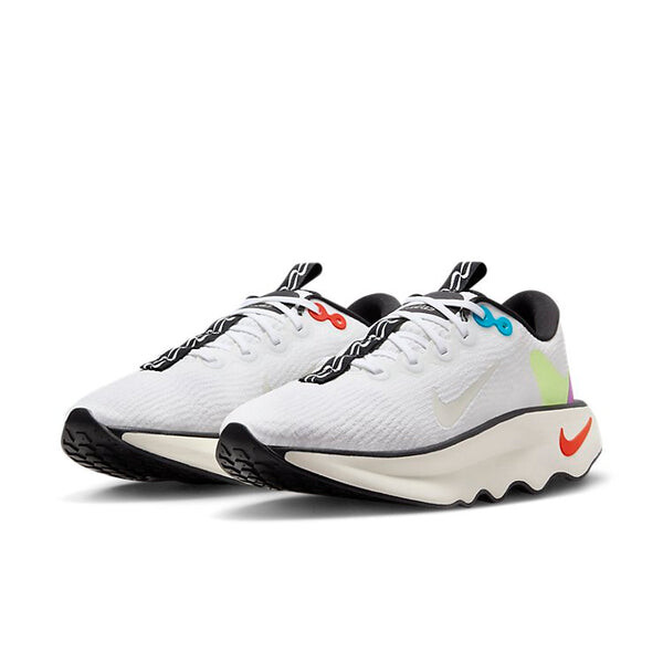 Кроссовки Nike Motiva SE 'White Lime Blue Lightning', цвет pale ivory/white-black-lime blast-blue lightning-fuchsia dream — фото 2