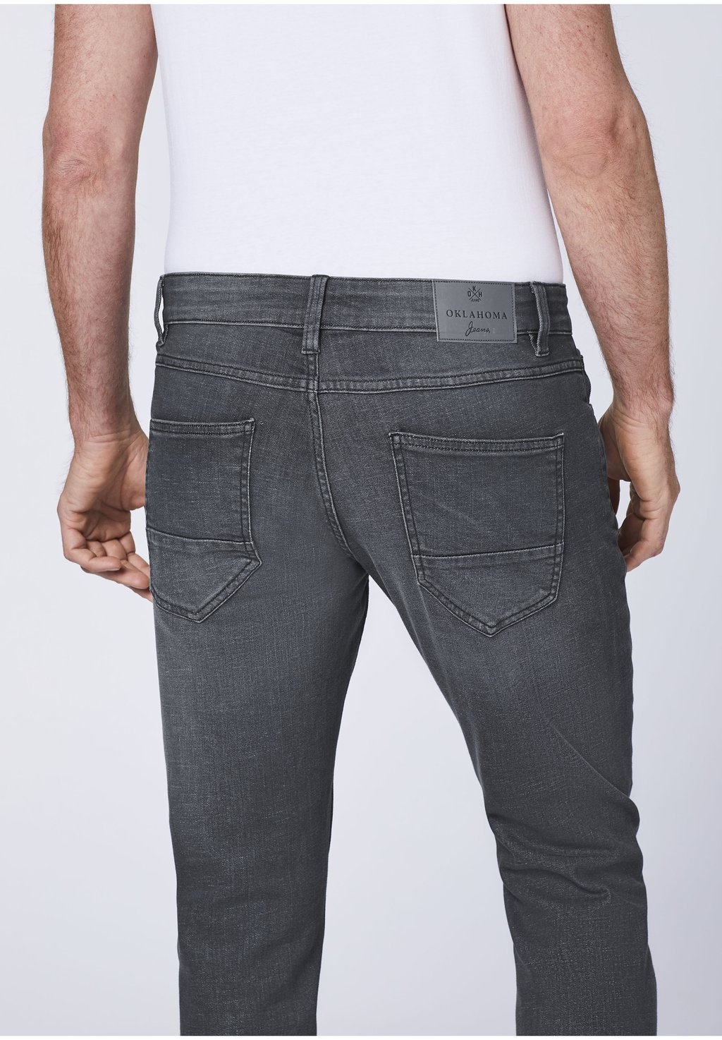 

Джинсы прямого кроя Oklahoma Jeans, черный деним
