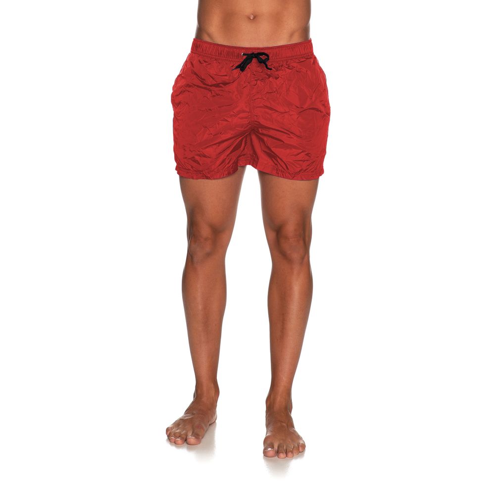 

Красные нейлоновые мужские шорты для плавания Refrigiwear