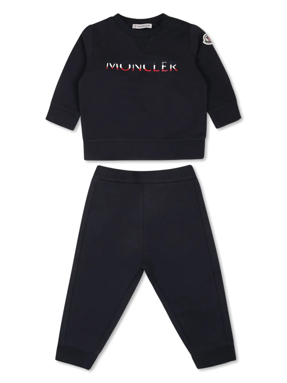 

Спортивный костюм с логотипом Moncler Enfant, синий