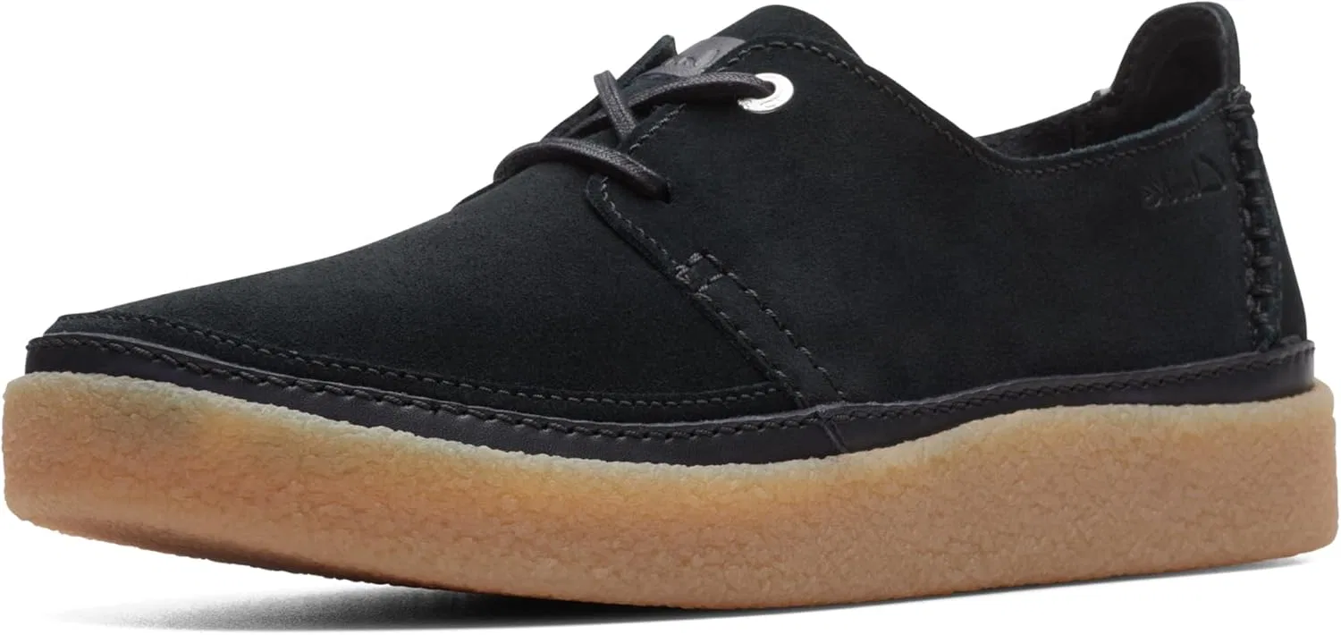 Мужские оксфорды Clarks Oakpark Lace, 2-Black (Black Suede)