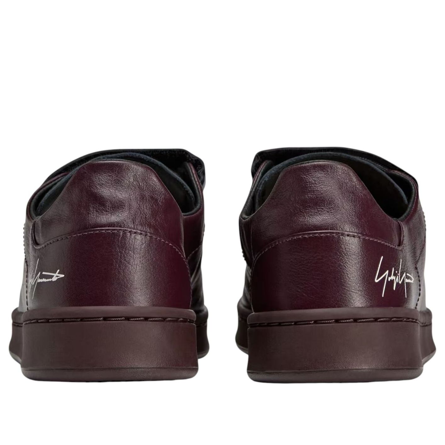 Adidas Y-3 Stan Smith Hook-And-Loop 'Shadow Maroon Black' — фото 4