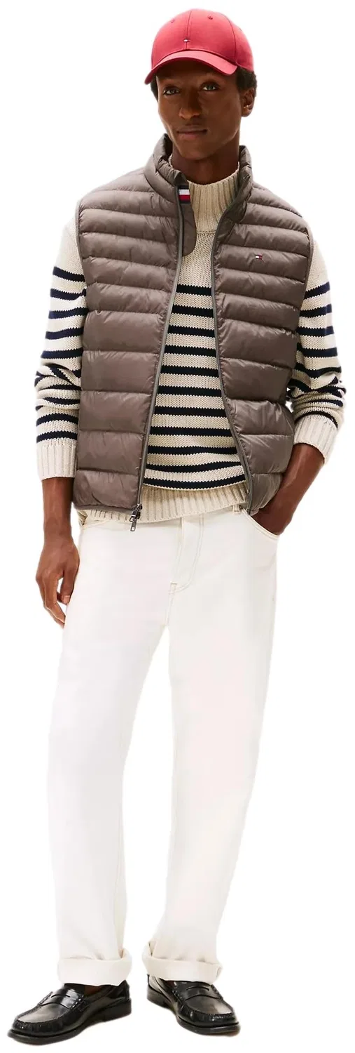 Мужской стеганый жилет Ultra Soft Lightweight Tommy Hilfiger, 2-White Feather — фото 3