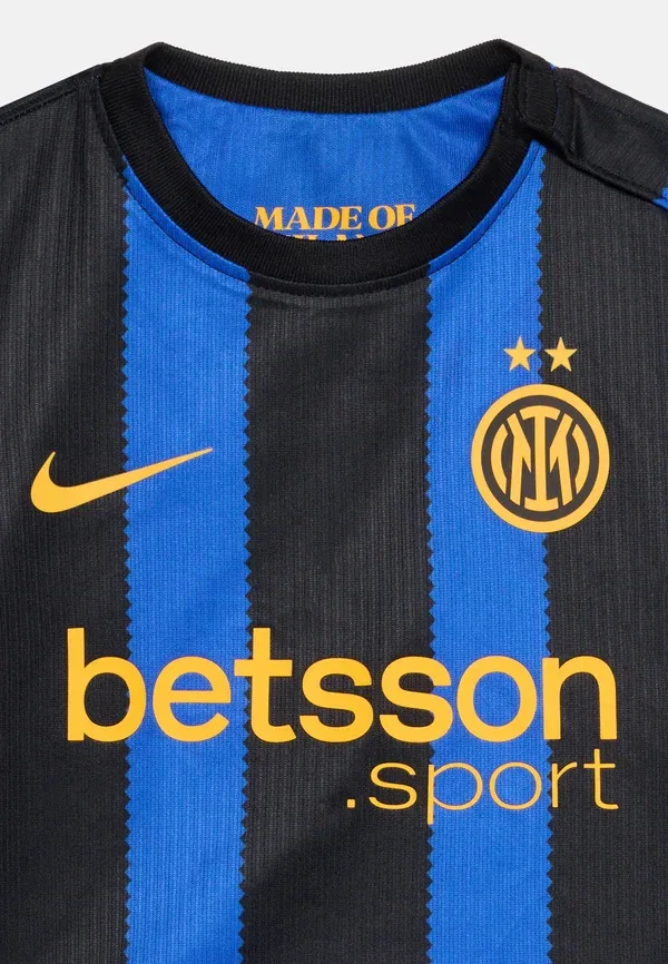 Футбольный комплект из куртки и шорт Nike Performance Lyon Blue/Black/University Gold, черный/синий — фото 4