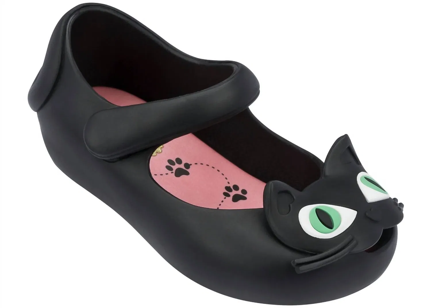 Детские сандалии для девочек с круглым носом Ultragirl Ii Mini Melissa, Black/Pink