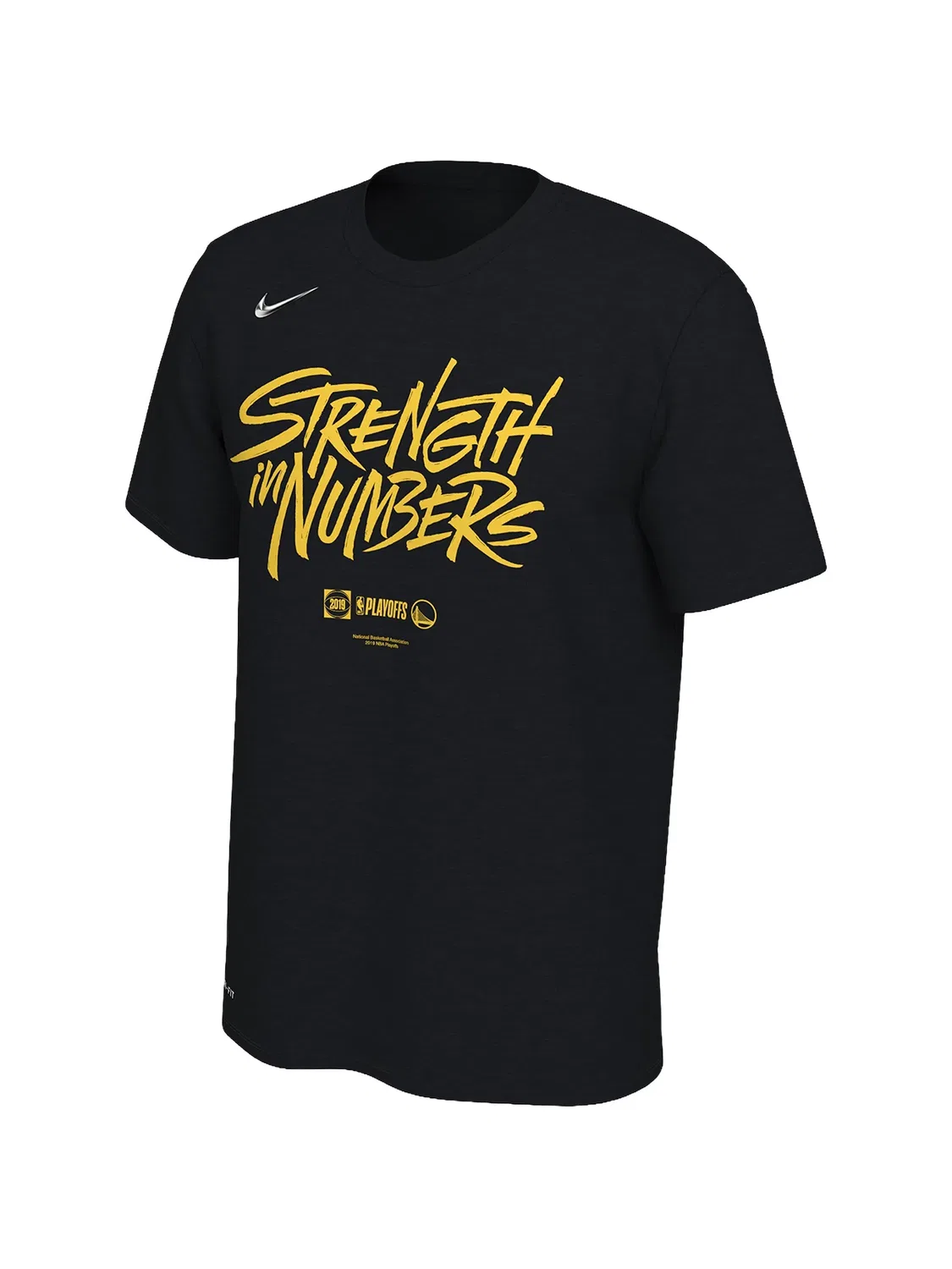 Футболка NBA GS Warriors 2019 Playoffs Bound Team Mantra Dri-Fit Nike Kids, черный
