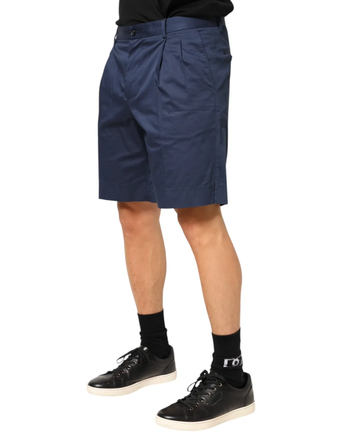 Мужские шорты-бермуды с посадкой на талии Bermuda Shorts Dolce & Gabbana, Blue — фото 3