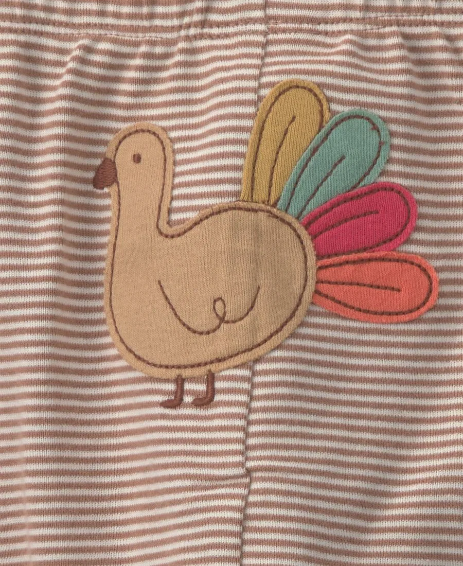 Комплект боди и штанов для малышей Baby's First Thanksgiving Carter's, Brown/Cream — фото 3