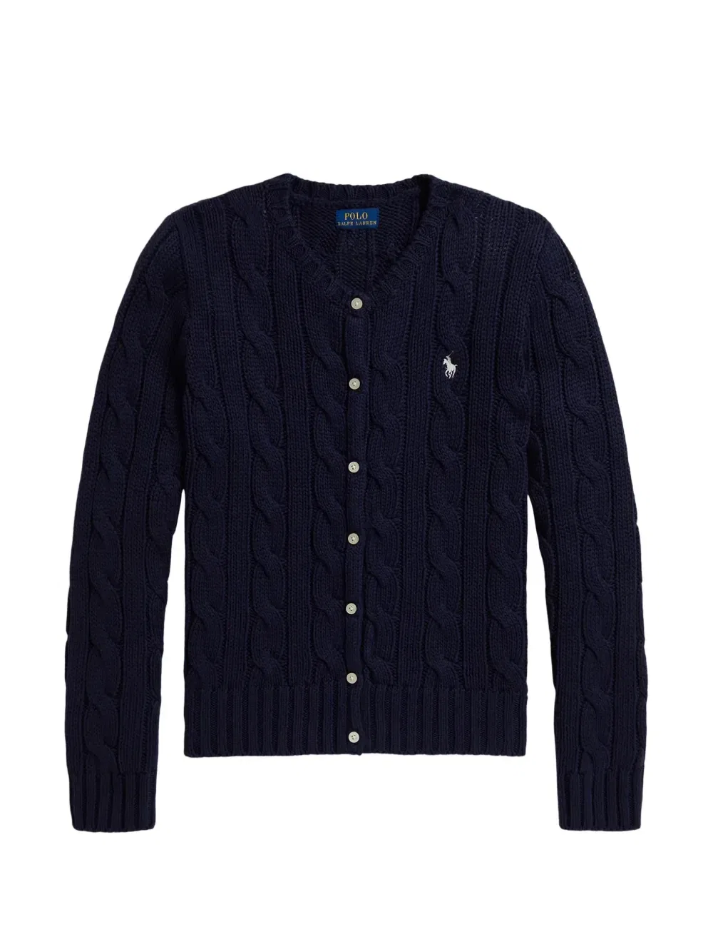 Вязаный кардиган Polo Ralph Lauren Kids, синий