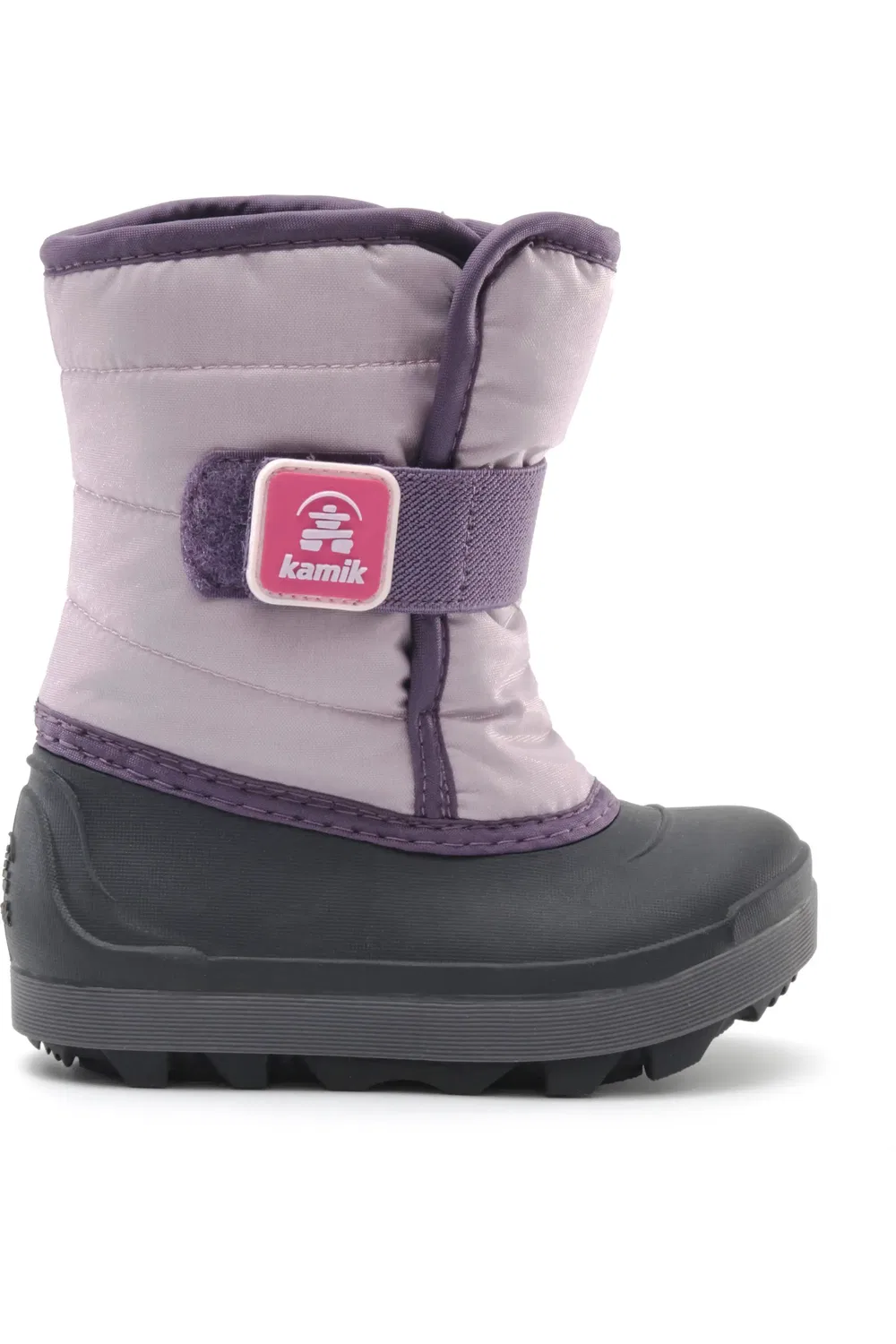 Детские ботинки водонепроницаемые с меховой подкладкой Snowbug 7 Kamik, Lilac — фото 2