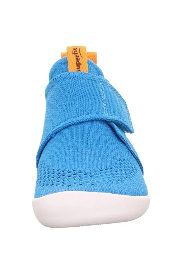 Детские повседневные туфли для девочек на плоской подошве Venti barefoot günülk shoes Superfit, Blue — фото 3