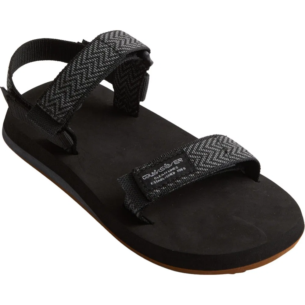 Детские спортивные шлепанцы Monkey Caged Youth, Black Quiksilver