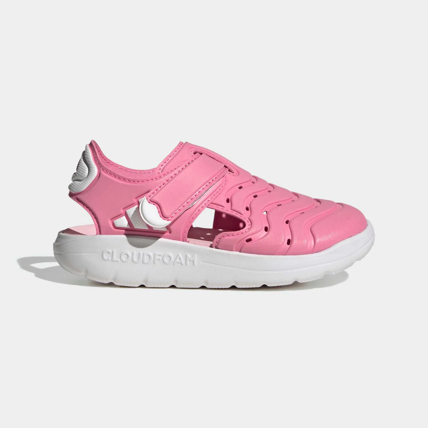 Детские сандалии для воды с липучкой Adidas Sportswear, Bliss Pink/White — фото 2