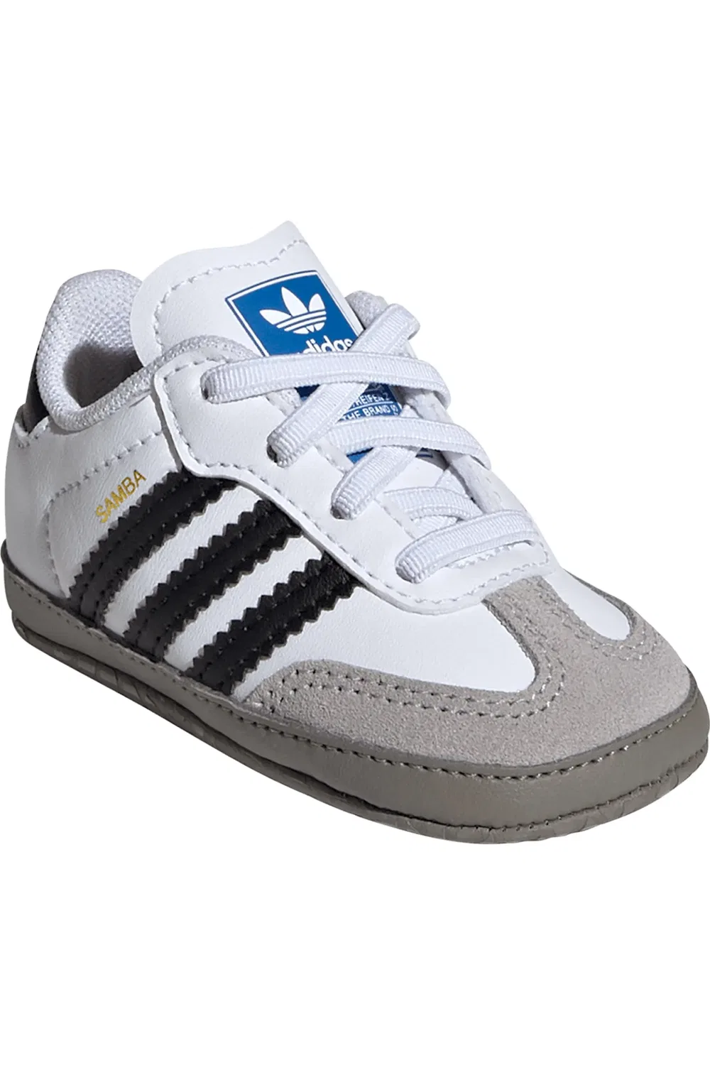 Детские кроссовки на мягкой подошве Samba Crib adidas, Ftwwht/Cbl