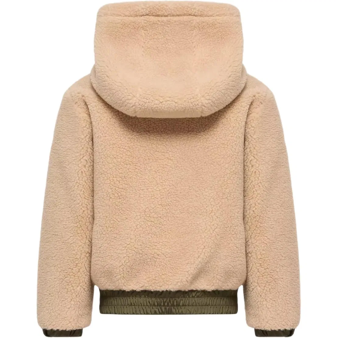 Детская флисовая куртка Moncler, Beige — фото 3