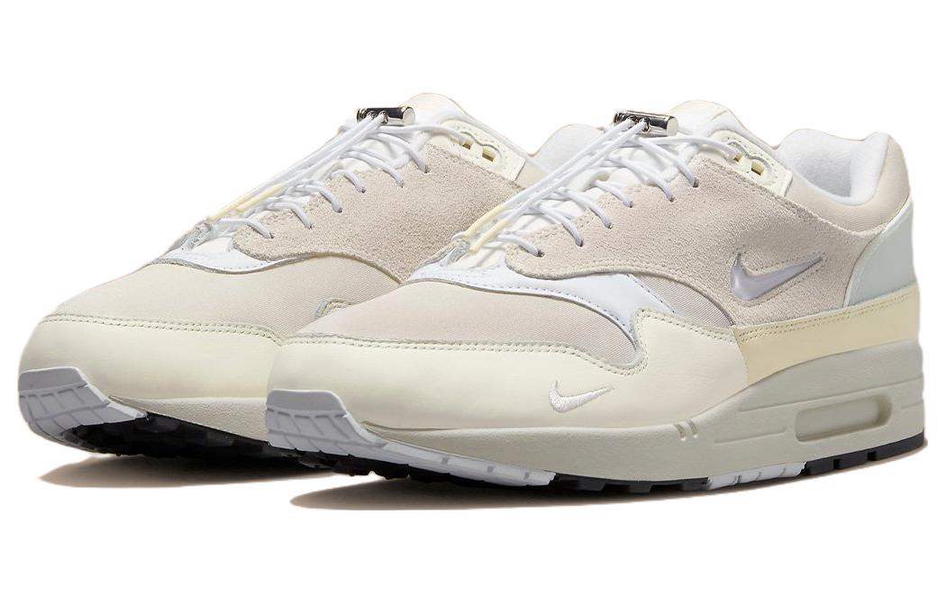 Кроссовки Nike Air Max 1 Premium, белый/серый — фото 3