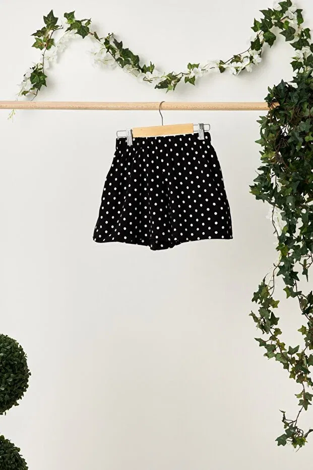 Детские шорты для девочек хлопковые Sportswear Babygiz, Black And White