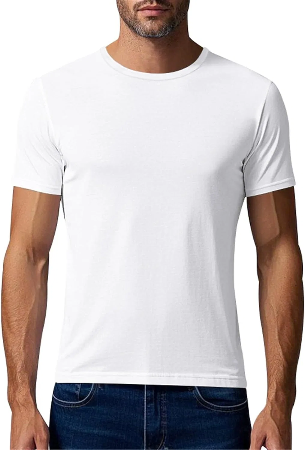 Мужская быстросохнущая футболка Athletic Fit, White