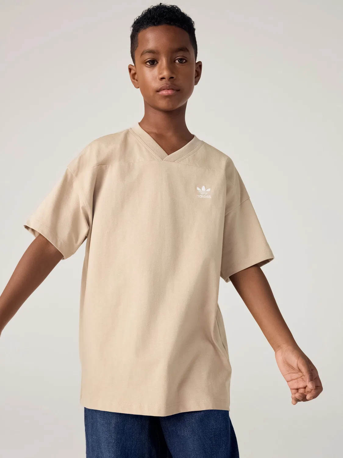 Футболка Oversized Cutline, adidas Originals, нейтральный