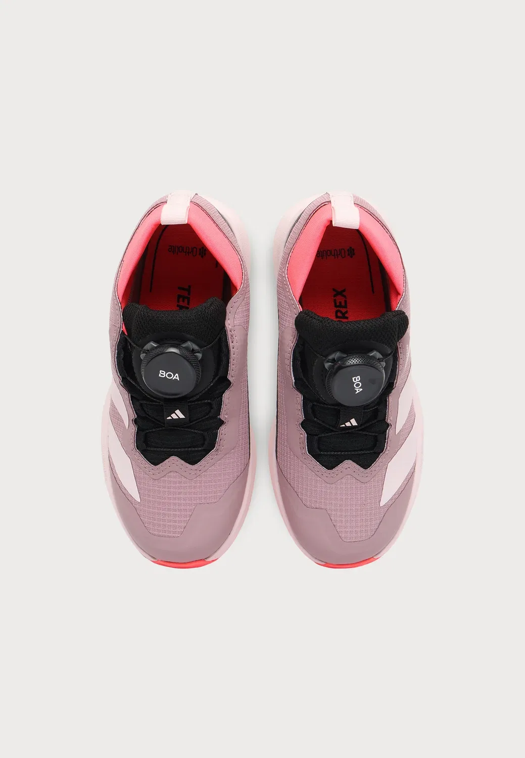Унисекс походные ботинки Agravic Adidas Terrex, Magic Mauve/Distilled Pink/Solar Turbo — фото 4