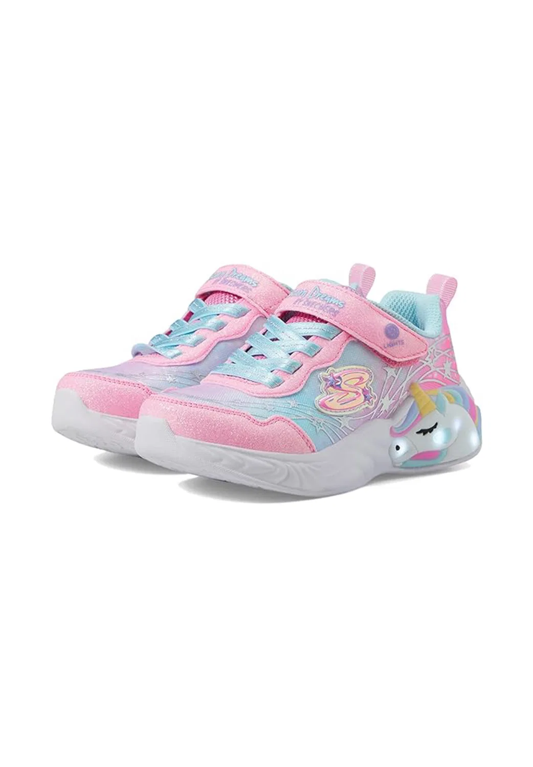 Детские кроссовки с подсветкой UNICORN DREAM Skechers, Bunt