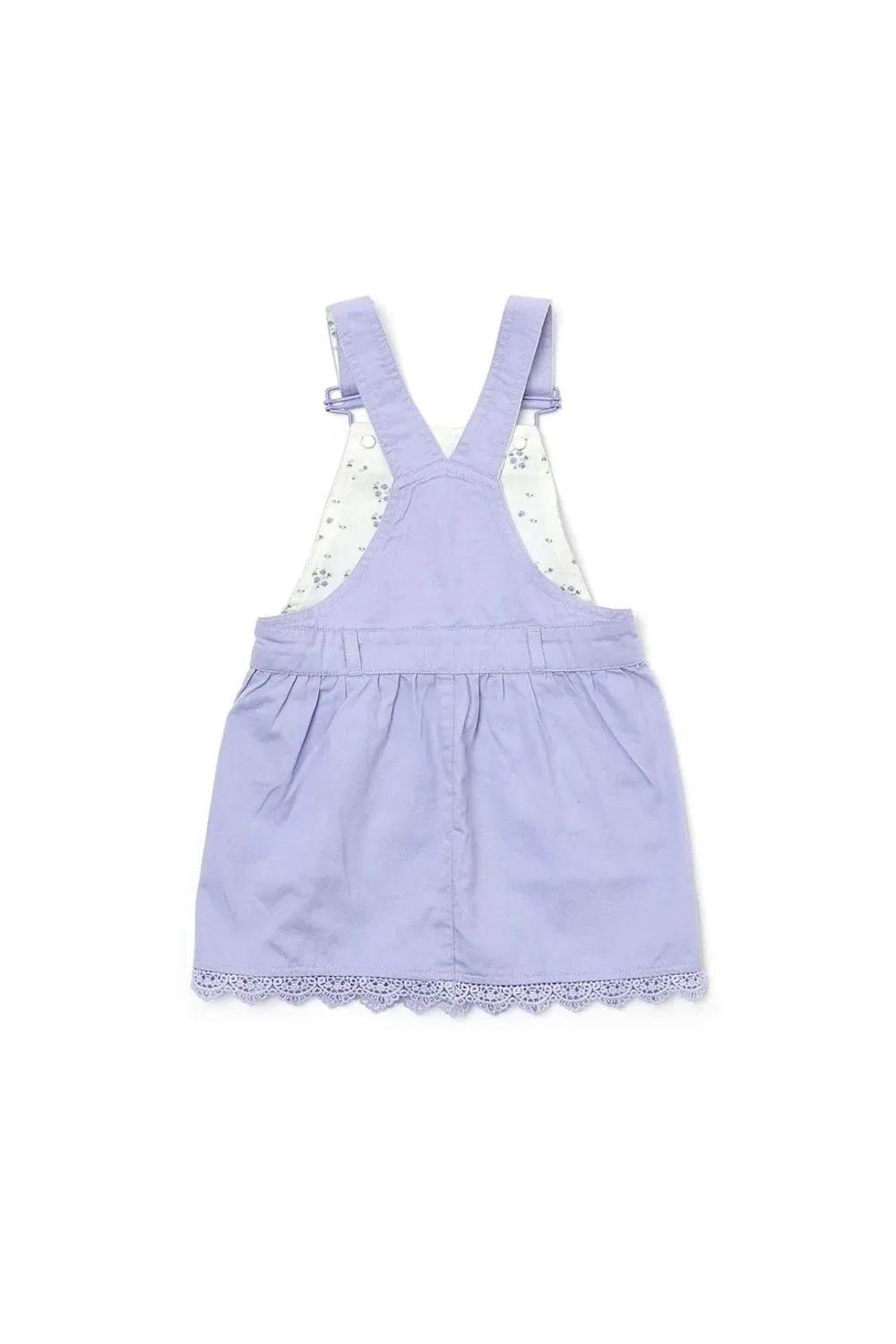 Детское платье без рукавов Ddxnh Dotty Dungarees, Lilac — фото 2