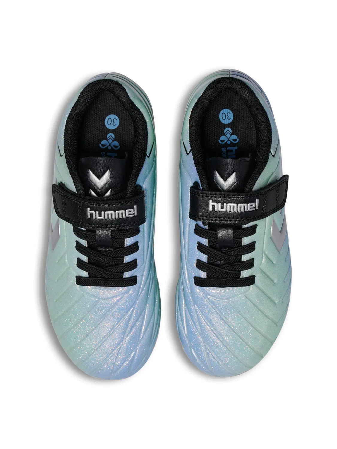 Футбольные бутсы на липучках Top Star детские Hummel, синий — фото 3