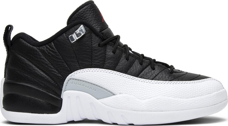 

Кроссовки Air Jordan 12 Retro Low BG Playoffs, черный, Черный;серый, Кроссовки Air Jordan 12 Retro Low BG Playoffs, черный