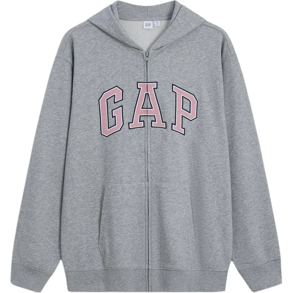 Женский свитшот с капюшоном и кардиганом Mint Green GAP — фото 3