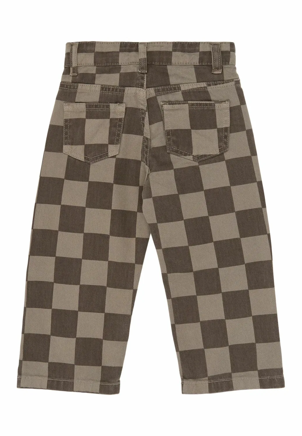 Джинсы свободного кроя Tnstvondell - джинсы свободного кроя The New Siblings, Taupe Gray Check Tn — фото 3