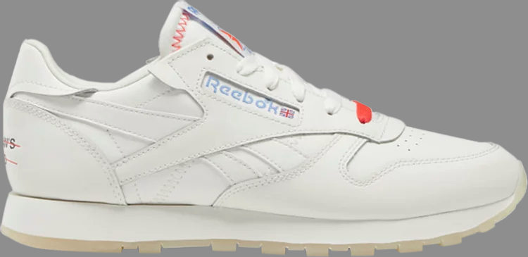 Кроссовки wmns classic leather 'it's a man's world' Reebok, белый - фото