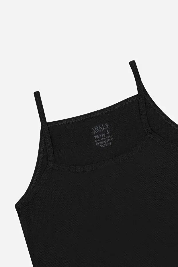 Детское для девочек хлопковое комплект маек X Modal, Black — фото 3