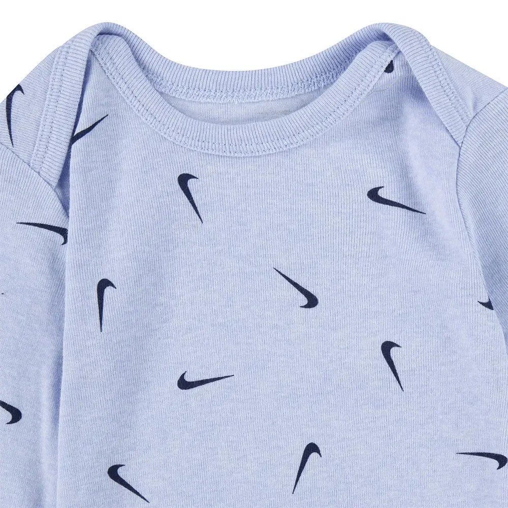 Боди с длинным рукавом Nike Essentials, 3 шт, синий — фото 3