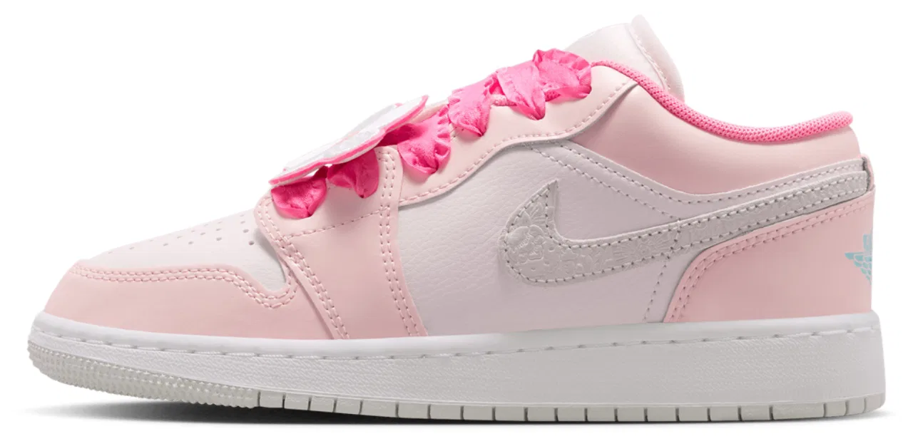 Кроссовки для девочек Air 1 Low SE Jordan, цвет Orange/Pink/Blue — фото 2