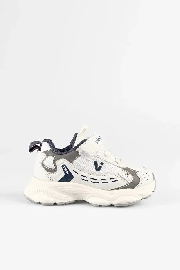 Детские спортивные кроссовки для девочек текстильные Vicco, White — фото 3