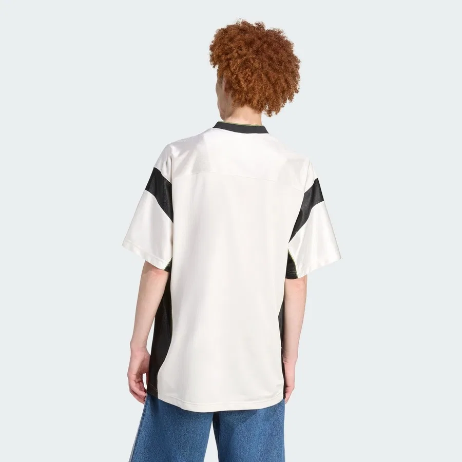 Футболка спортивная с принтом Originals JY2762 adidas, Бело-черный — фото 2