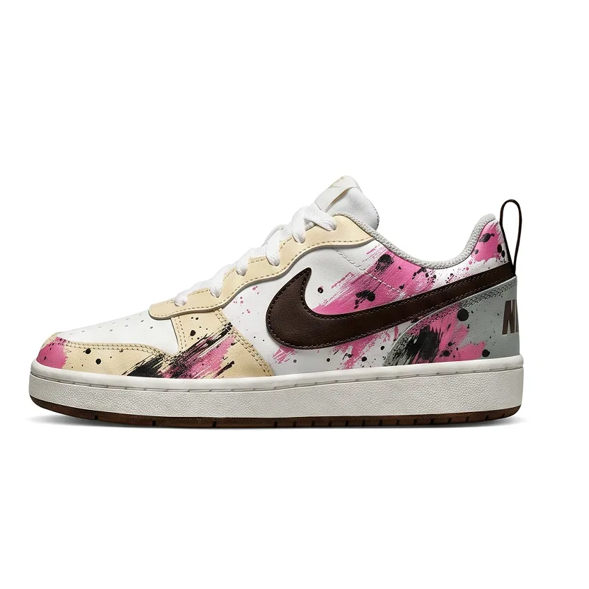 Детские кроссовки для скейтбординга с принтом Court Borough Nike, Pink Limited Shopping Bag — фото 3