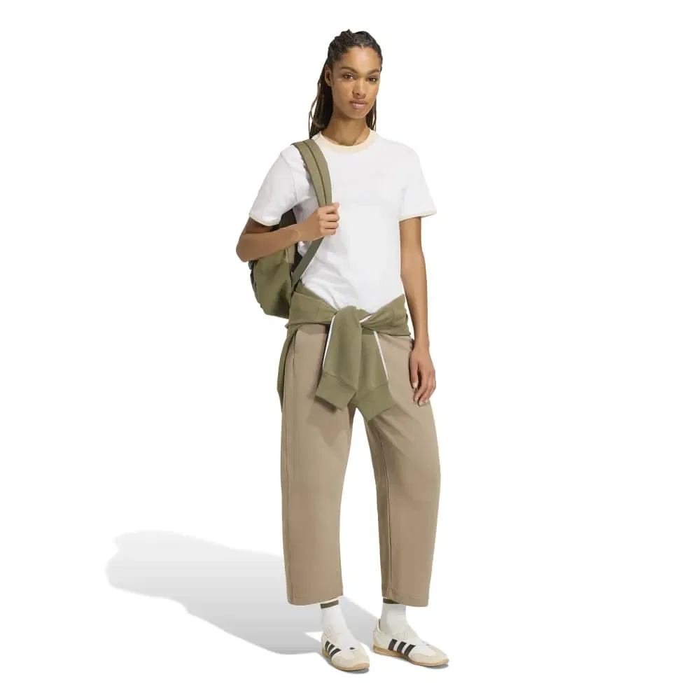 Футболка с вышивкой Adidas Seasonal Essentials Colorpop, белый — фото 4