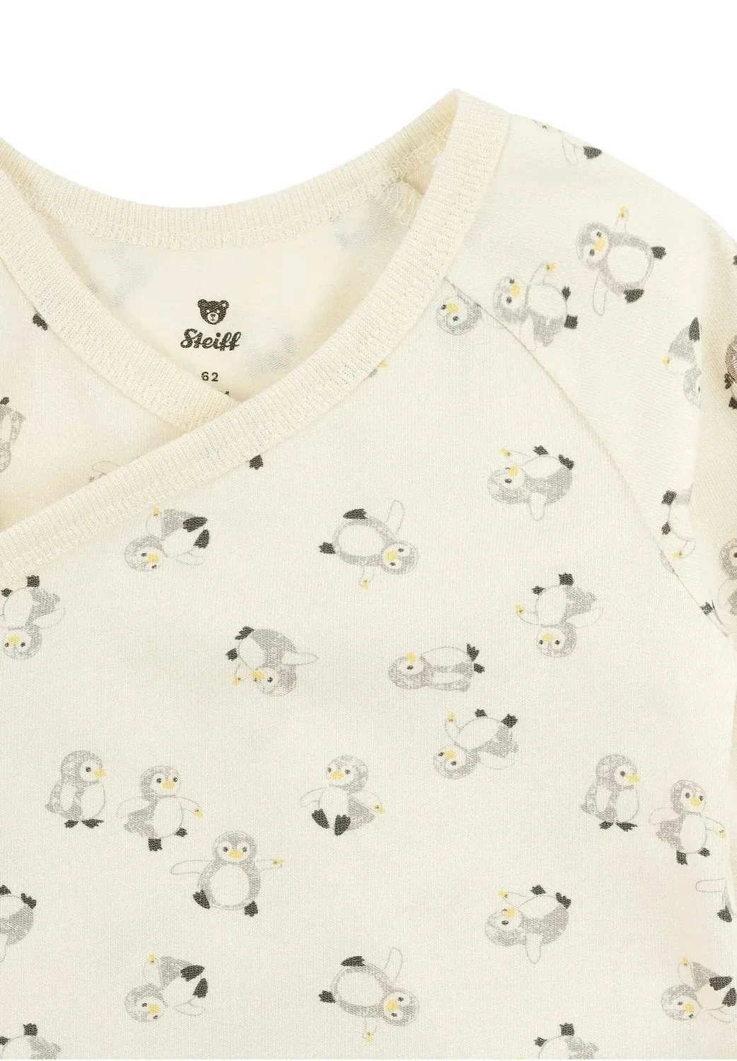 Wickelbody langarm baby wellness unisex - body Steiff, Eggnog — фото 3