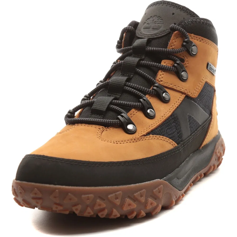 Детские ботинки для мальчиков водонепроницаемые на шнуровке Greenstride Motion 6 Mid Timberland — фото 2