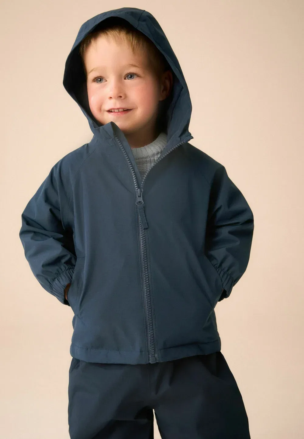 Куртка стандартного кроя - водонепроницаемая куртка-дождевик - водонепроницаемая куртка Next, Navy — фото 2