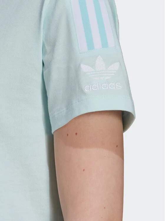 Футболка regular fit adicolor Classics Adidas, светло-голубой — фото 4
