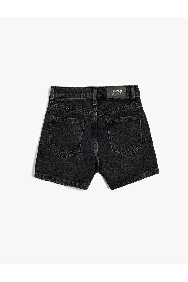 Детские джинсовые шорты для девочек Koton, Black — фото 2