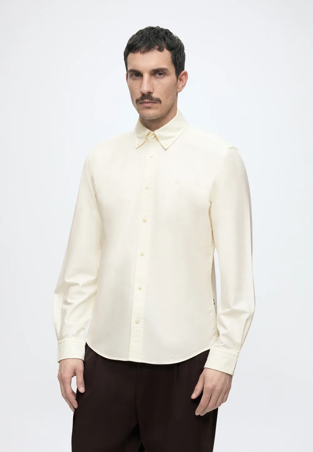 Лиам - рубашка Boss, Open White