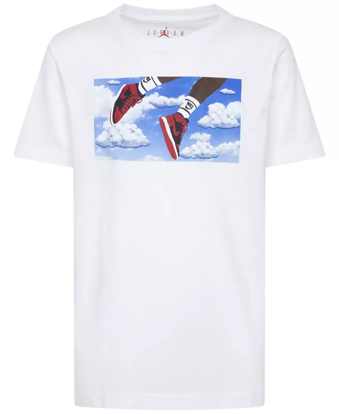 

Футболка с коротким рукавом Big Boys In Flight Jordan, белый