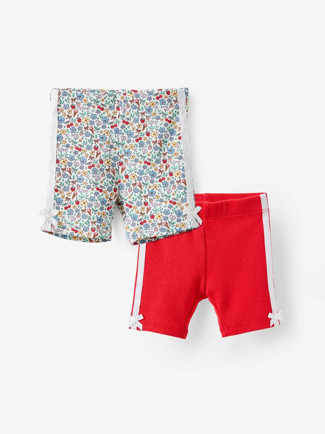 Шорты велосипедные Rib из хлопка, 2 шт Cotton On, красный