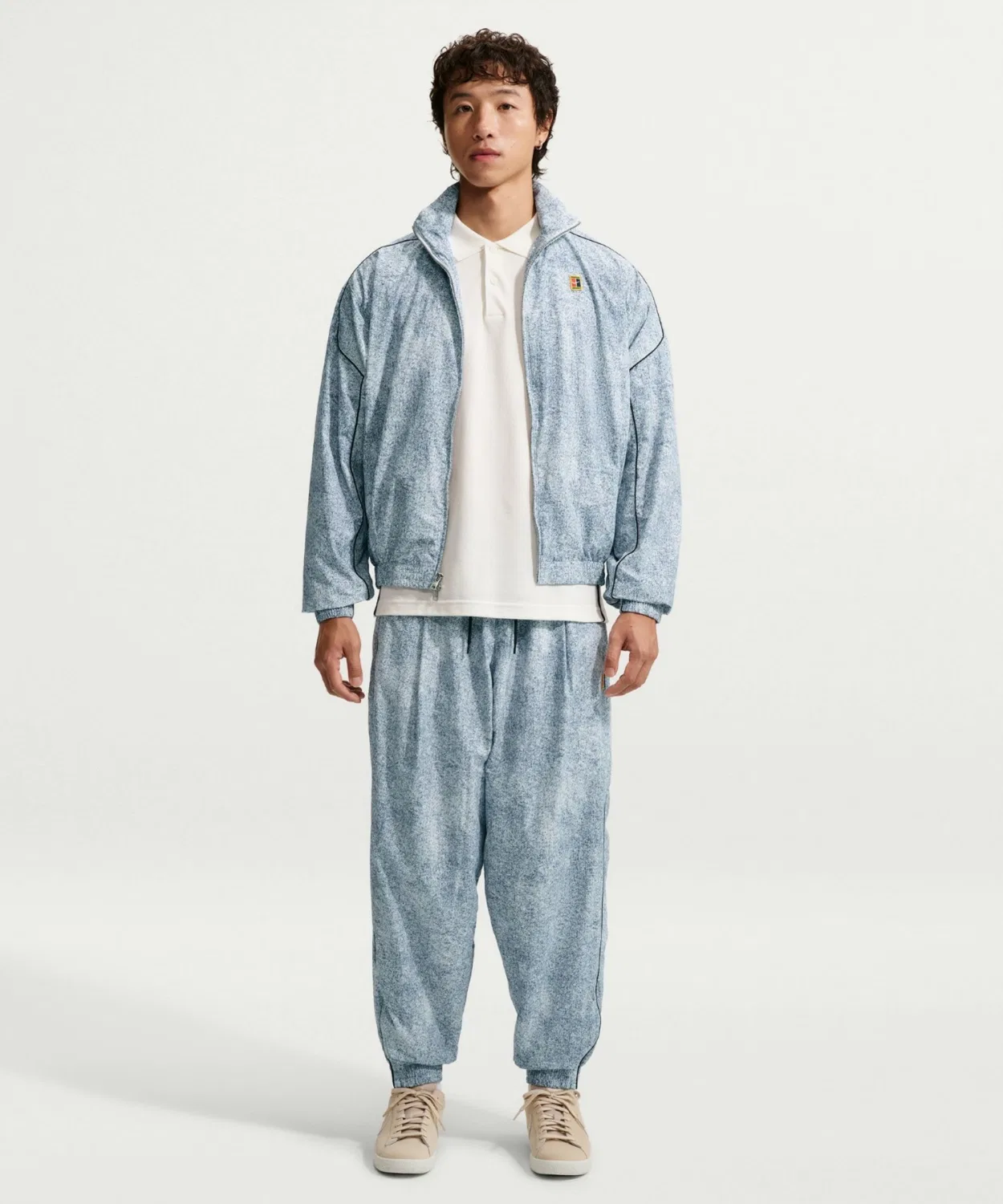 Мужские спортивные брюки Nike Club Rules с принтом, модель IQ8431-100 NIKE, White