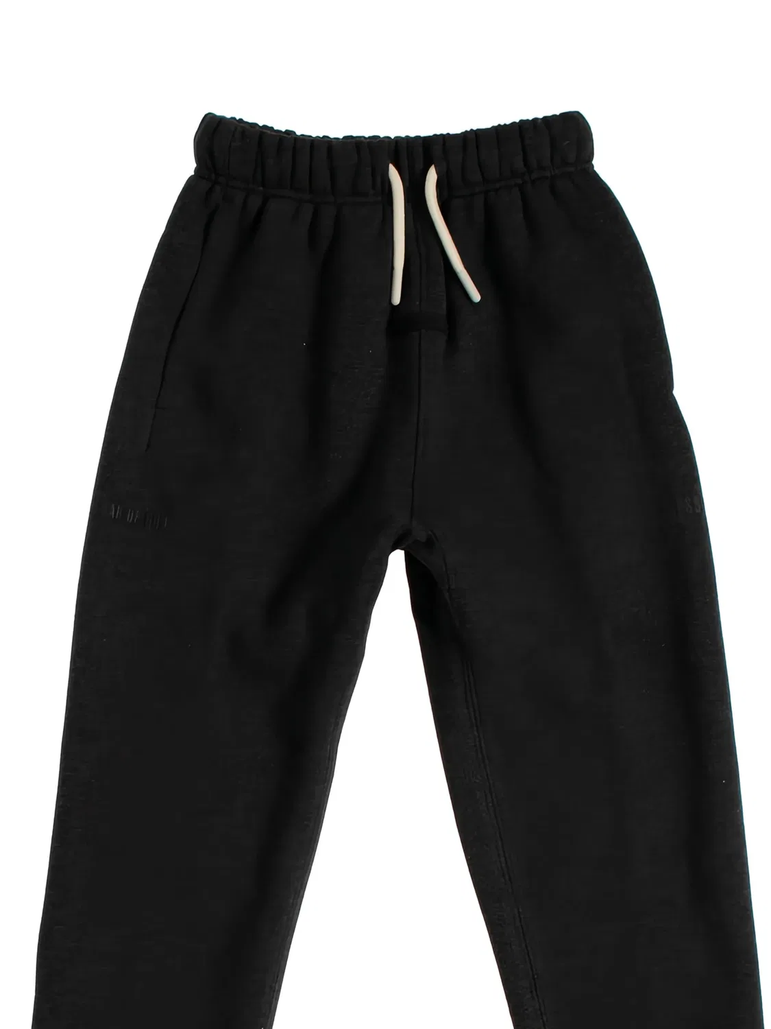 Фактурные спортивные брюки с кулиской Fear Of God Essentials Kids, серый — фото 2